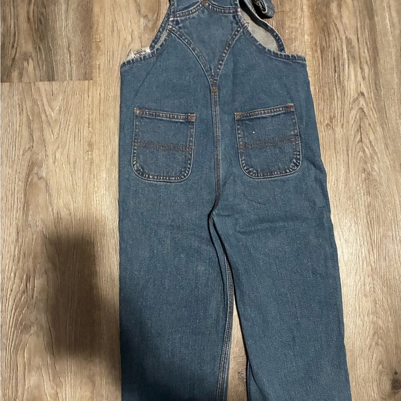 Carhartt Brown Tee with Blue Trim - Picture 6 of 6